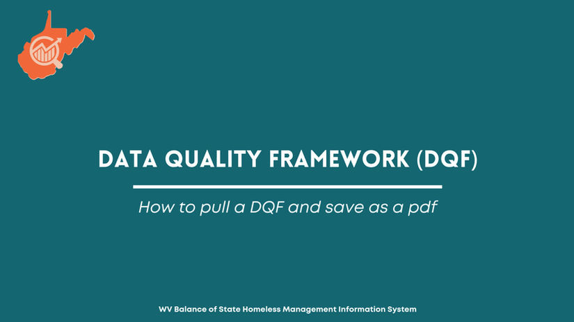 Data Quality Framework